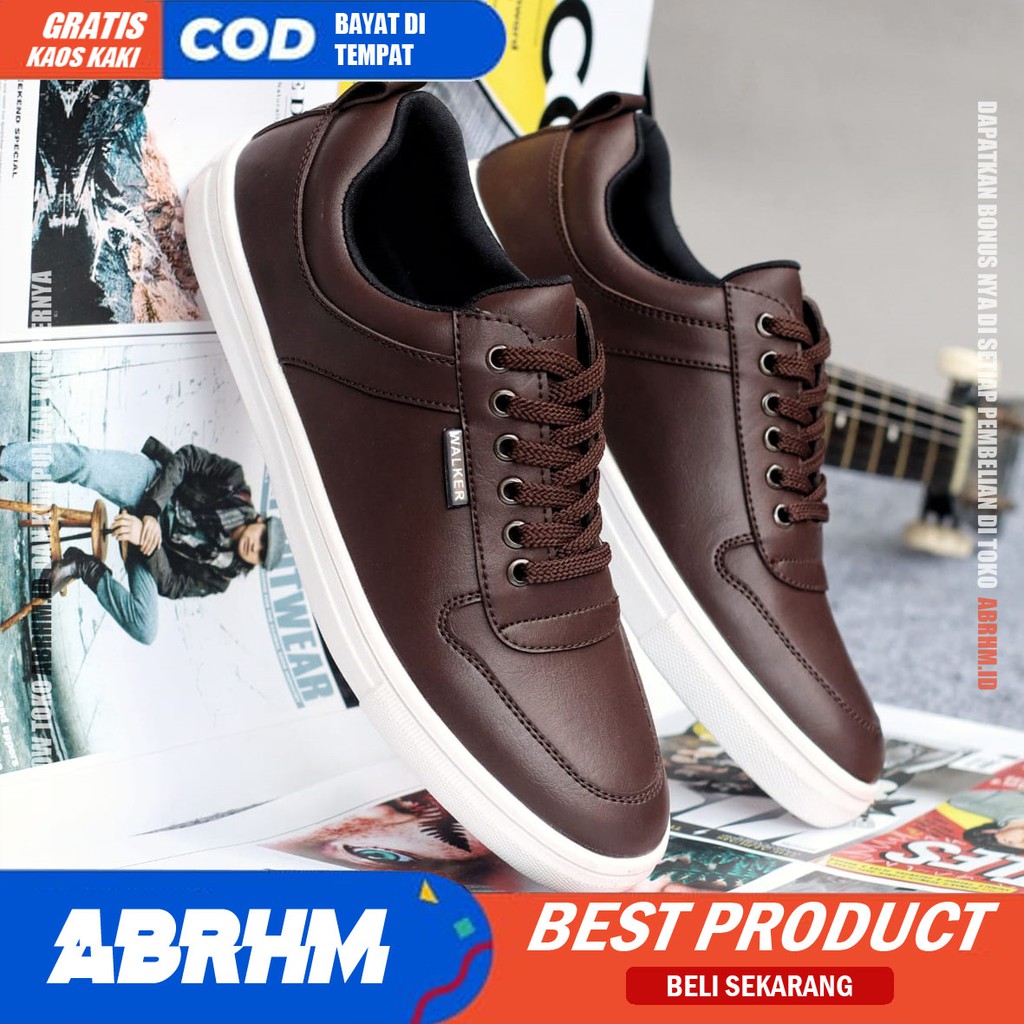 ABRHM TIAGO Sepatu Kasual Pria Sepatu Casual Sneakers Sepatu Pria Casual