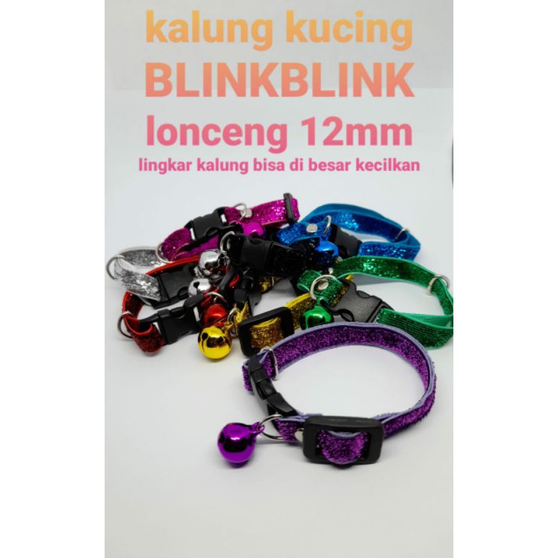 Kalung Kucing Blink Blink (lonceng 12mm)