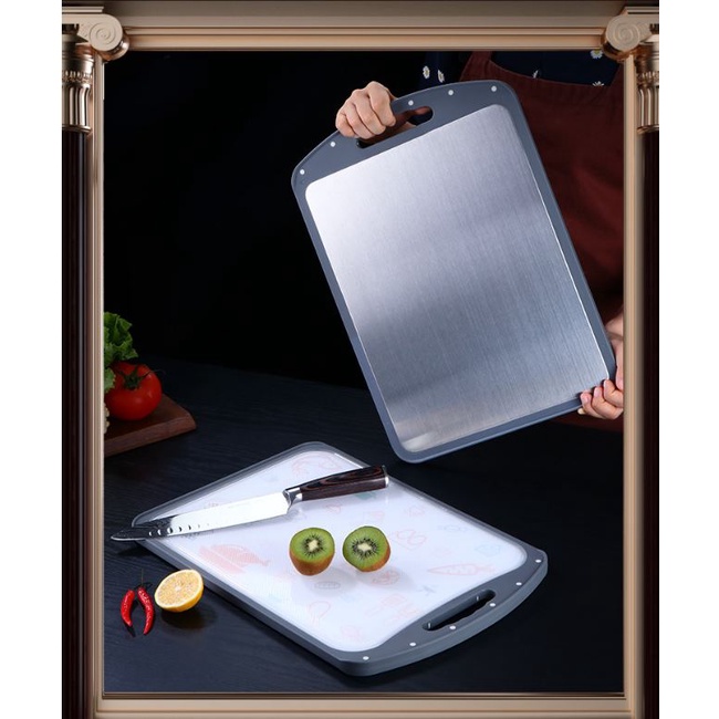 SSGP Talenan Stainless Steel 304 anti bakteri Cutting Board Premium