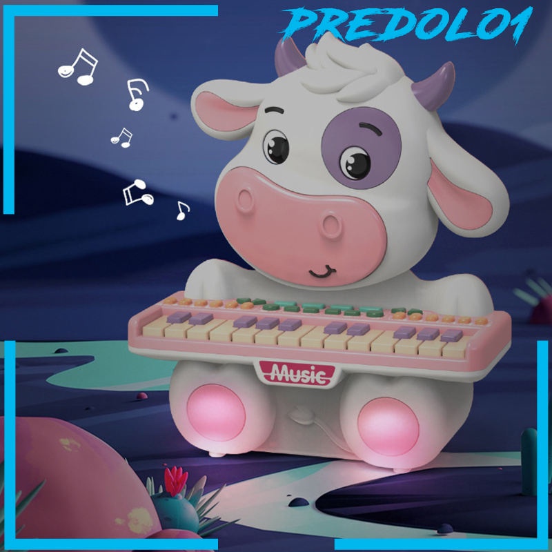 [PREDOLO1] Music Piano Toy No Noise Enlighten Musical Talents Soft Lighting for Baby