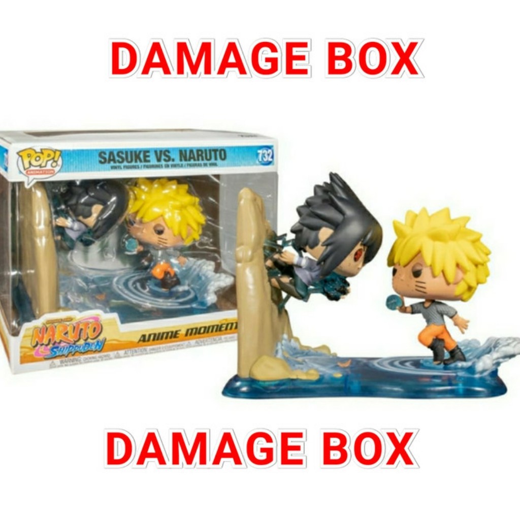 Funko Pop Original - Anime Moments - Sasuke vs Naruto (Damaged Box)