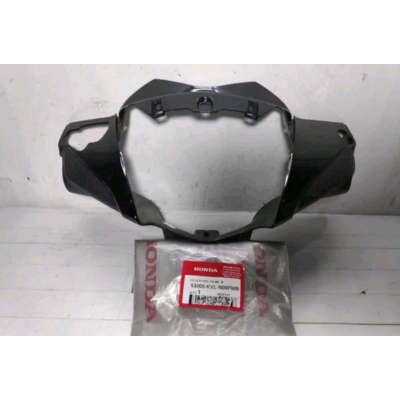 Cover Batok Depan Honda Supra X 125 Batman 2007-2013 Hitam Original