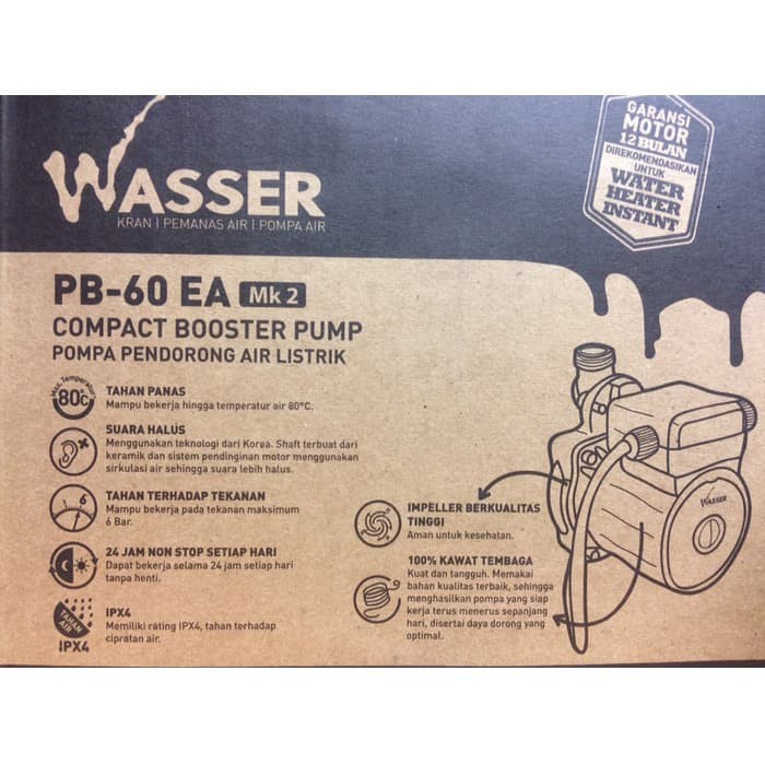 WASSER POMPA BOOSTER DORONG PB60 EA