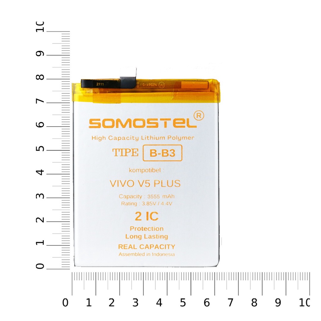 Somostel - B-B3 / B-B7 Vivo V5 Plus / X9 Batre Batrai Baterai