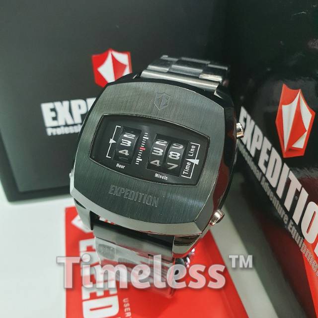 Jam tangan pria expedition E 6790 M Black