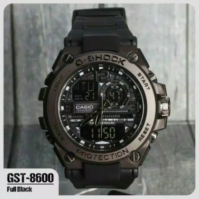 Jam Tangan Pria Fashion Murah Terbaru Watch Keren COD L1Z4 Jam tangan pria G sh*ck GST-8600 FREE BAT