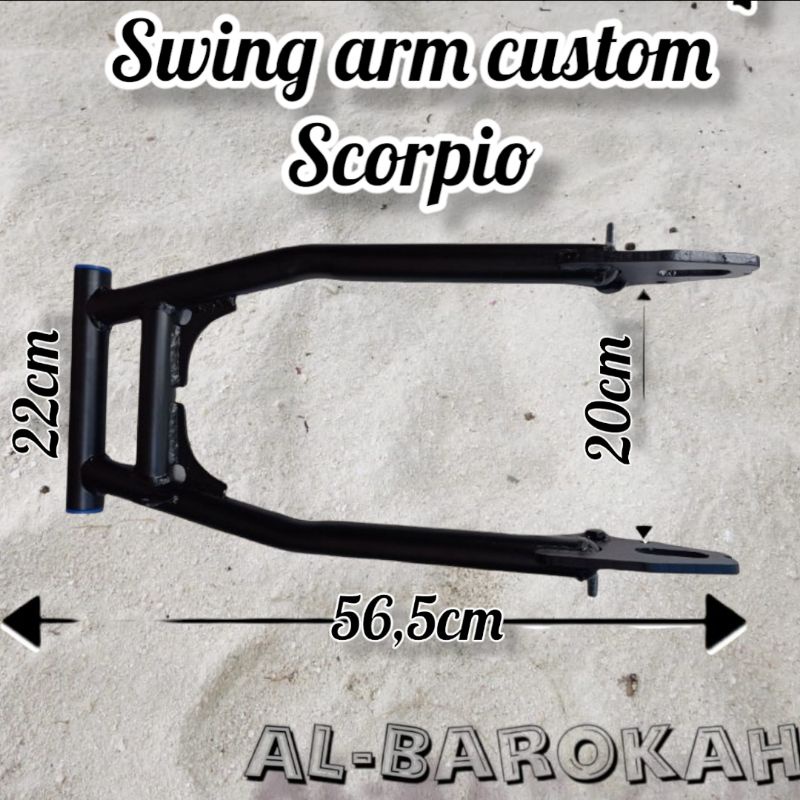 swing arm custom Japstyle cafe racer PNP Scorpio