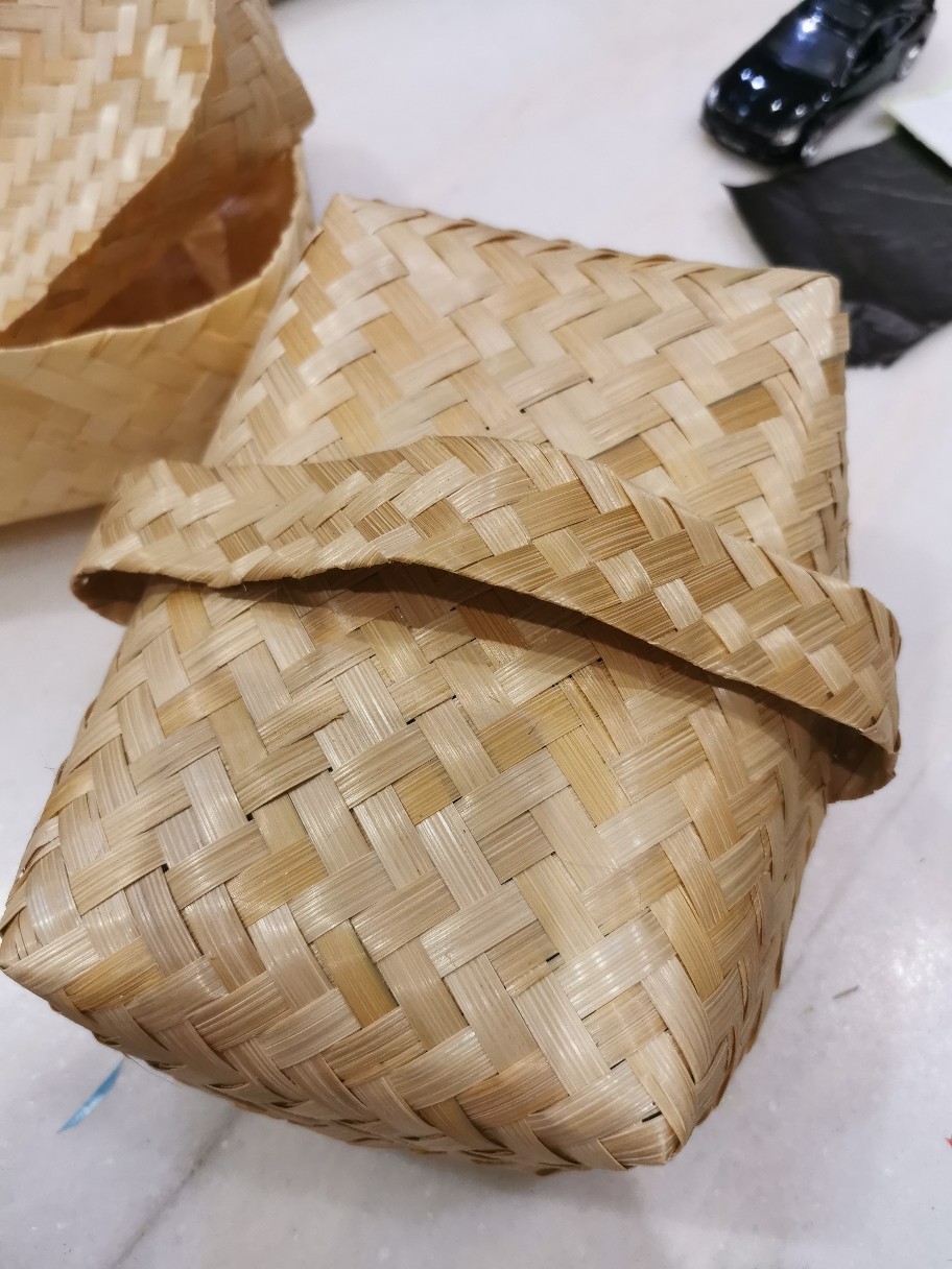 Pegon Cangking Natural / Besek Cangking/ Besek Pipiti / Besek Ada Handelnya/ Besek 15x25