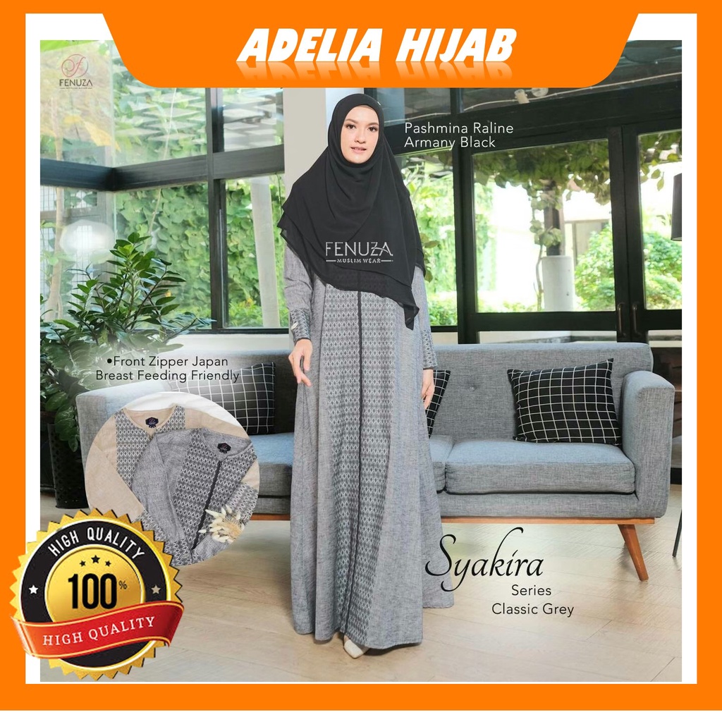 COD Gamis Wanita Terbaru 2022, Gamis Perempuan Syakir Syakira sarimbit By Fenuza Muslim Wear, Premiu