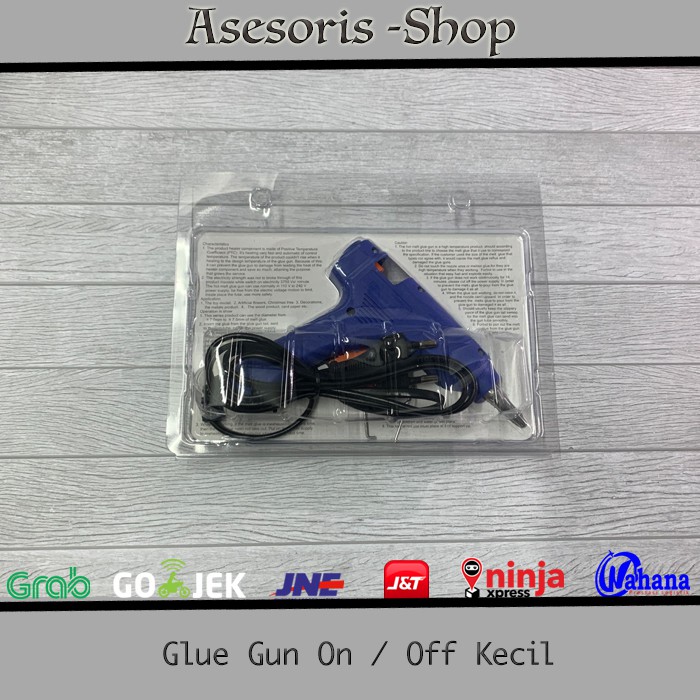 

HenJO Glue Gun / Lem Tembak on/off *kecil Pestol Lem Tembak Alat Lem Tembak Kecil Glue Gun Kecil