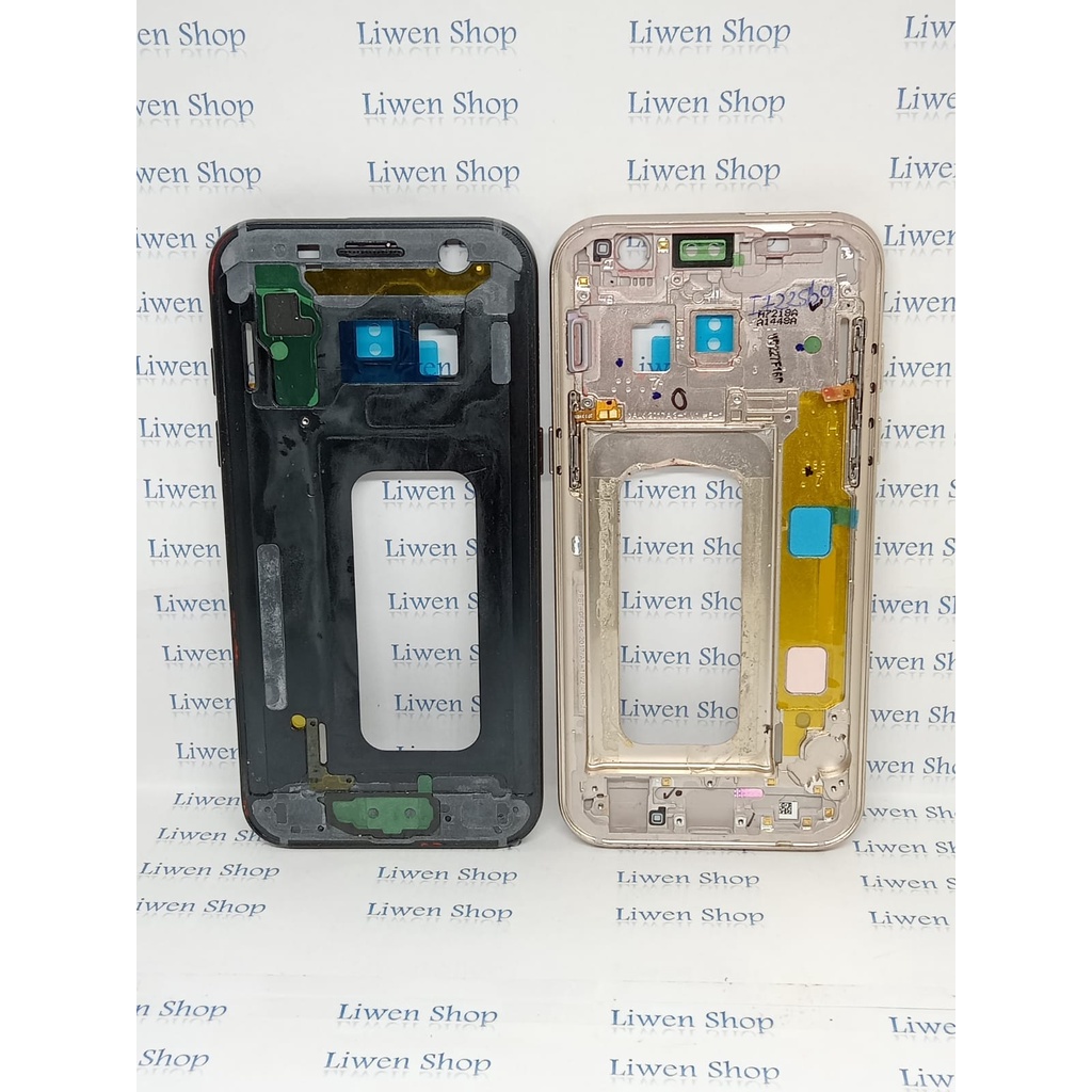 Frame bezel lcd tulang tengah tatakan lcd SAMSUNG A320 - A3 2017 ORIGINAL