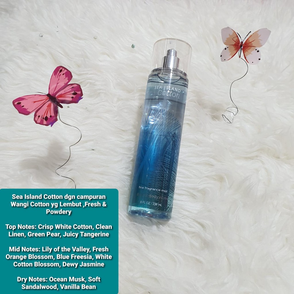 Bath and Body Works Sea Island Cotton Body Mist 236ml