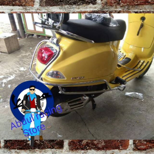 Crash bar vespa lx s lxv aksesoris vespa matic