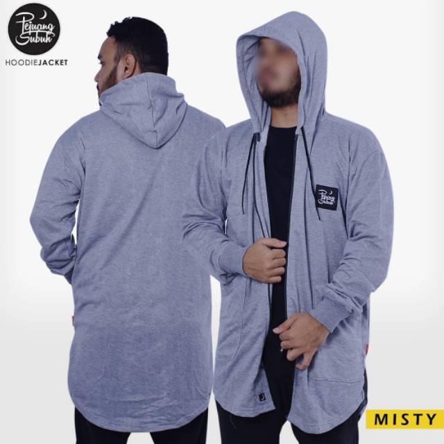 JAKET PEJUANG SUBUH ROSAL HOODIE PRIA WARNA MISTY