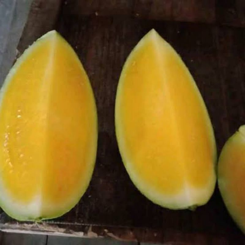 25benih dalam kemasan semangka kuning.tanpa bijii