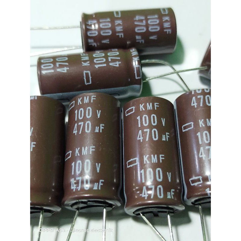 kapasitor elco 470uf 100vol kmf