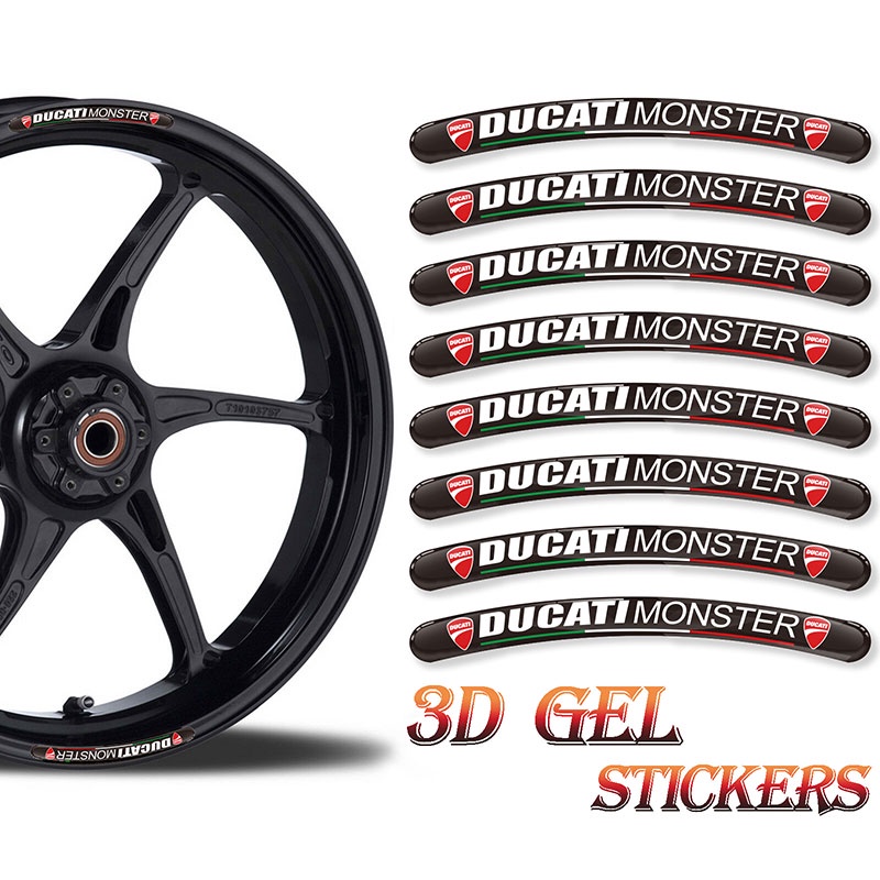 Ducati Stiker Pelindung Tangki Bensin Motor 3M Untuk Ducati 848 EVO 1199 Monster 696 796 795 1100 899 V4