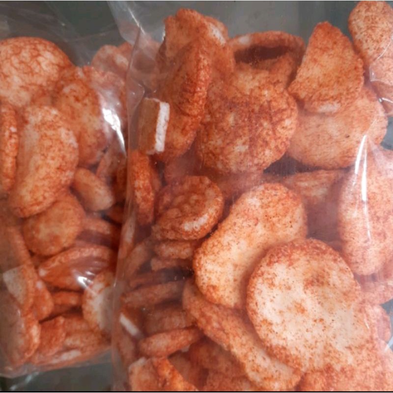 

KERUPUK KEMPLANG PALEMBANG RASA PEDAS BERAT 180GRAM