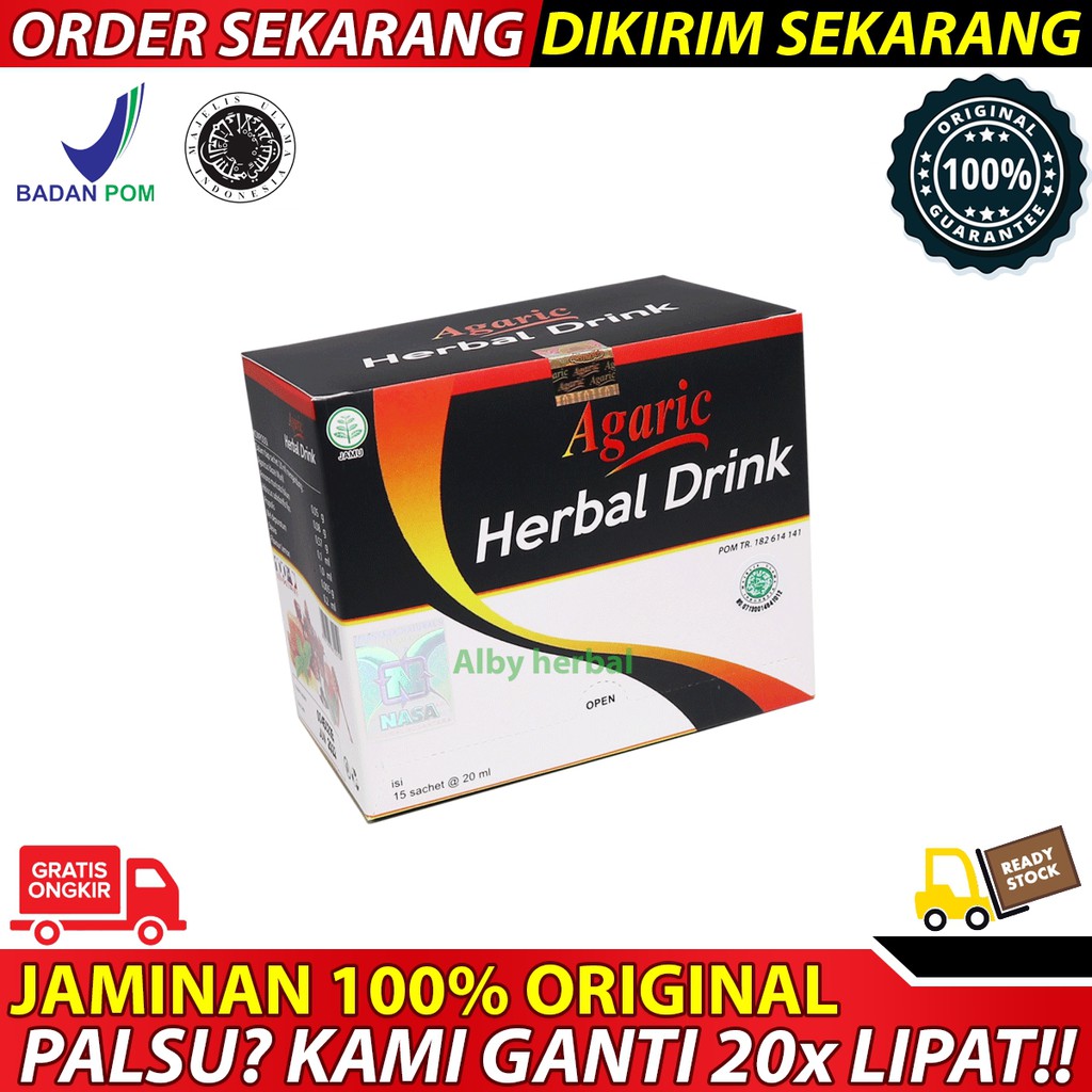 

Agaric Herbal Drink/Minuman Herbal/Minuman Kesehatan Obat Darah Tinggi Ampuh/Obat Herbal Jantung