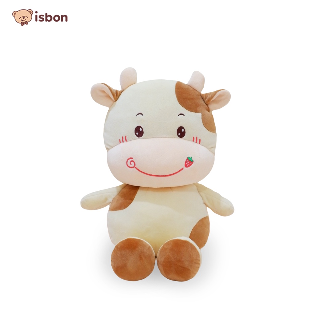 Boneka Sapi Cow Floopy Mac Dee Karakter Wajah Lucu Ekpresif Cocok Untuk Hadiah Bahan Non Alergi By Istana Boneka