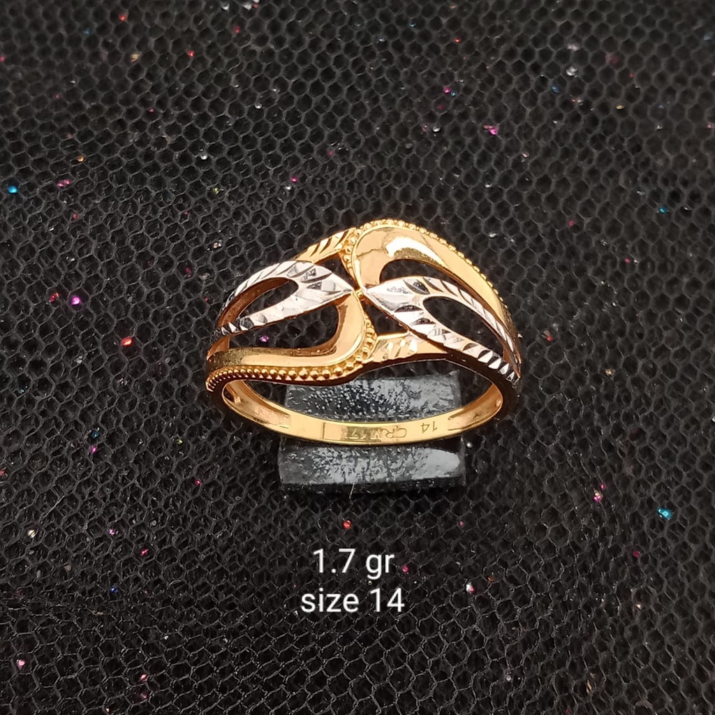 Cincin Emas 17K - 1.7 gr Kadar 750 - 192