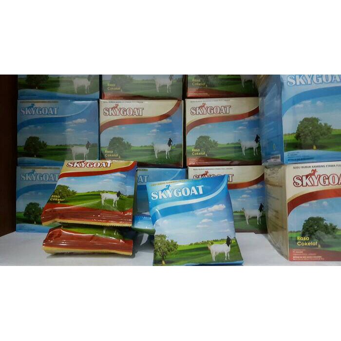 

Hot Item! Skygoat / sky goat / susu kambing skygoat sachet - MCA64920102