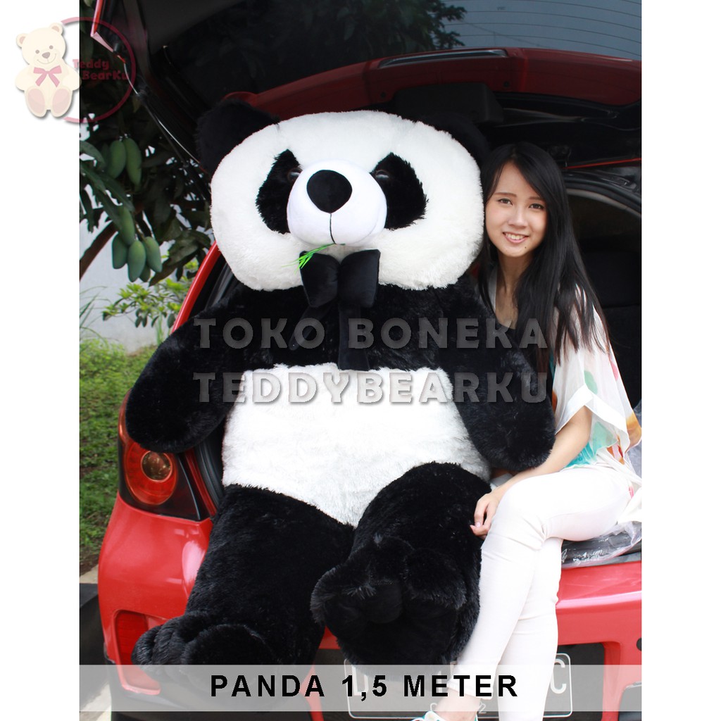 Boneka Panda 1,5 Meter Hitam-Putih