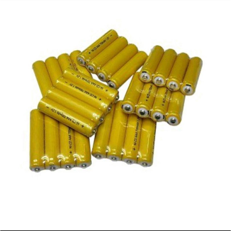 paket baterai cas AA isi 4pcs baterai AA cas 1000mAh Ni-Cd 1,2V baterai cas jam dinding isi 4