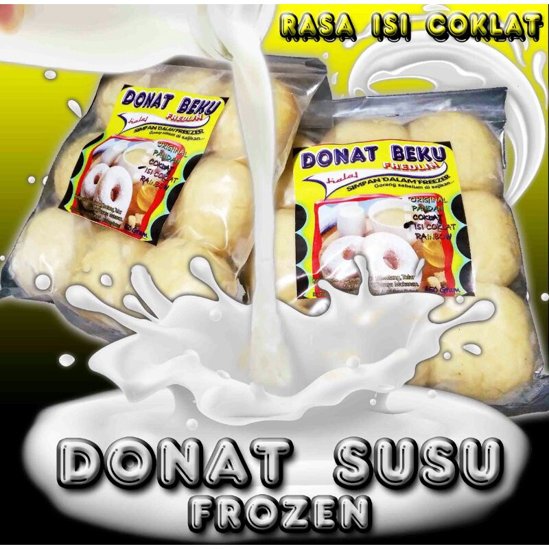

DONAT SUSU FROZEN / DONAT BEKU FREDLIN (Isi Coklat)