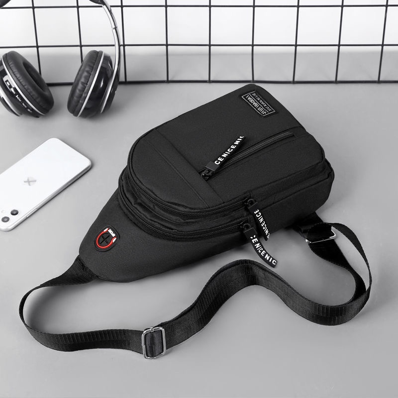 Selempang Mini Pria dan Wanita Slingbag Man Canvas Import