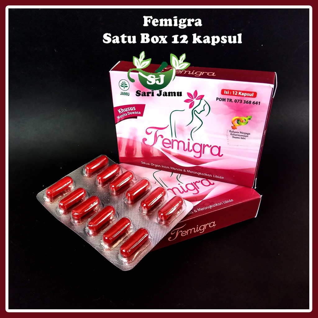 Kapsul Suplemen Wanita Femigra isi 12 Kapsul BPOM