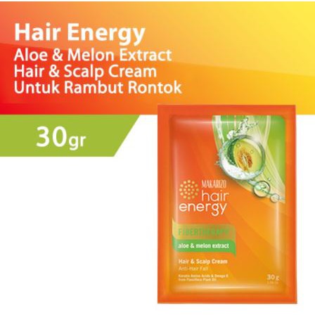 ^ KYRA ^ Makarizo Hair Scalp &amp; Creambath Hair Energy Fibertherapy - Kemasan Sachet