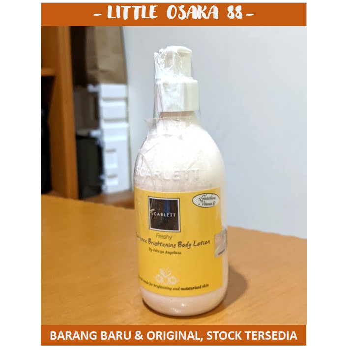 Scarlett Fragrance Brightening Body Lotion Krim Badan 300 ml