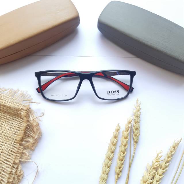 PAKET KACAMATA LENSA MINUS ANTI RADIASI PRIA E053