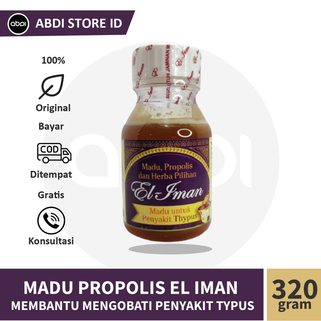 

Madu Herbal Plus Propolis ElIman Obat Herbal Sakit Typus Tipes