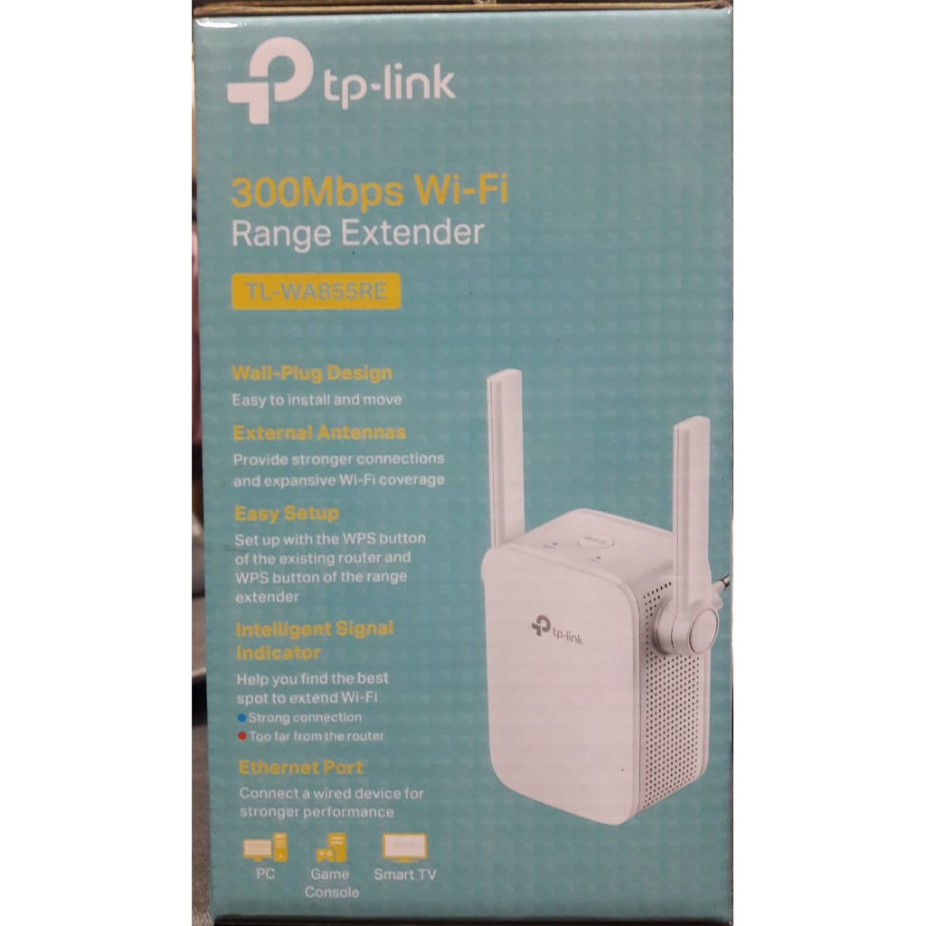 TPLink TL-WA855RE 300Mbps Wi-Fi Range Extender Repeater TLWA855RE