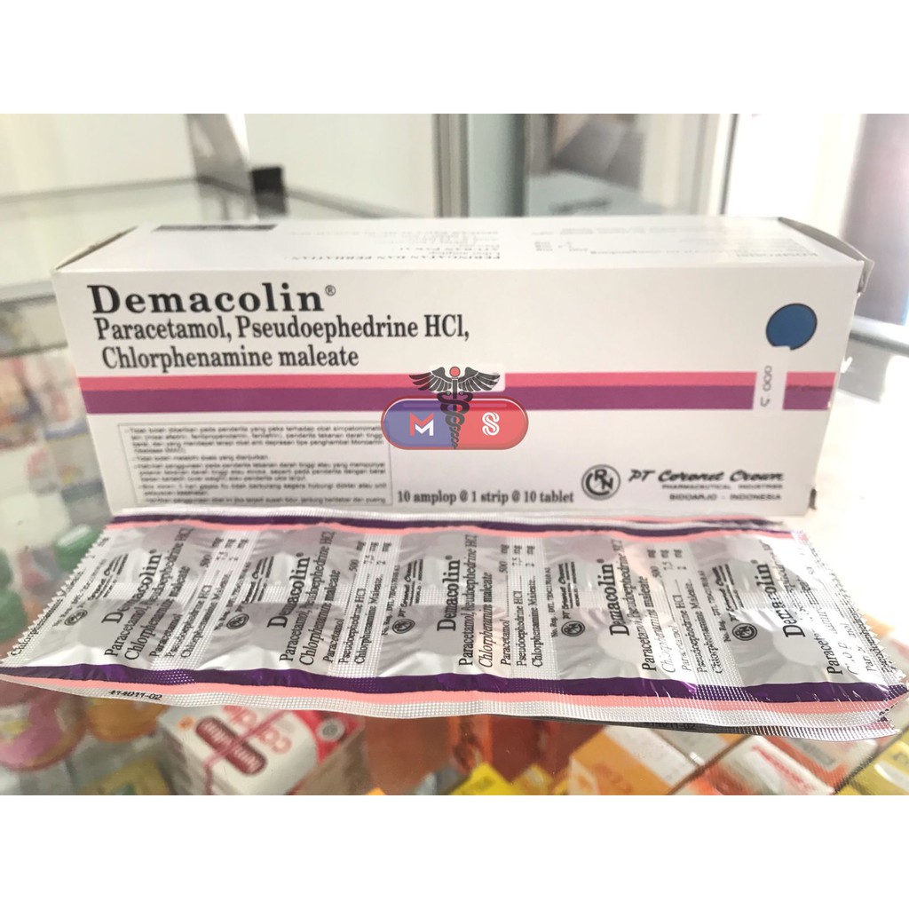 Demacolin strip @10 tablet