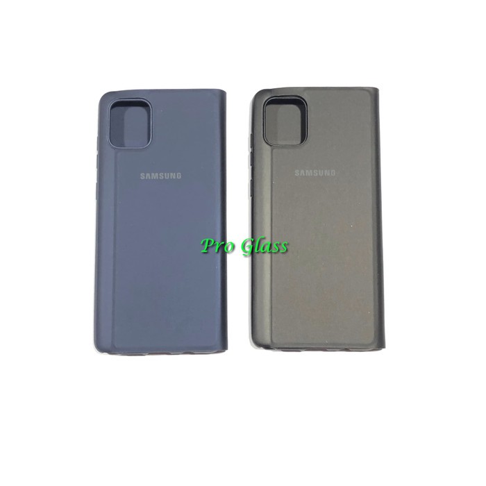 Samsung Note 10 LITE Premium Leather Flip Case Cover Standing View