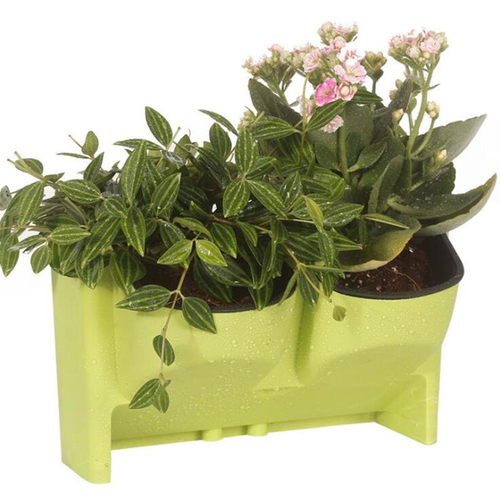 REBUY Pot Bunga Sukulen Dekorasi Rumah Stackable Planter