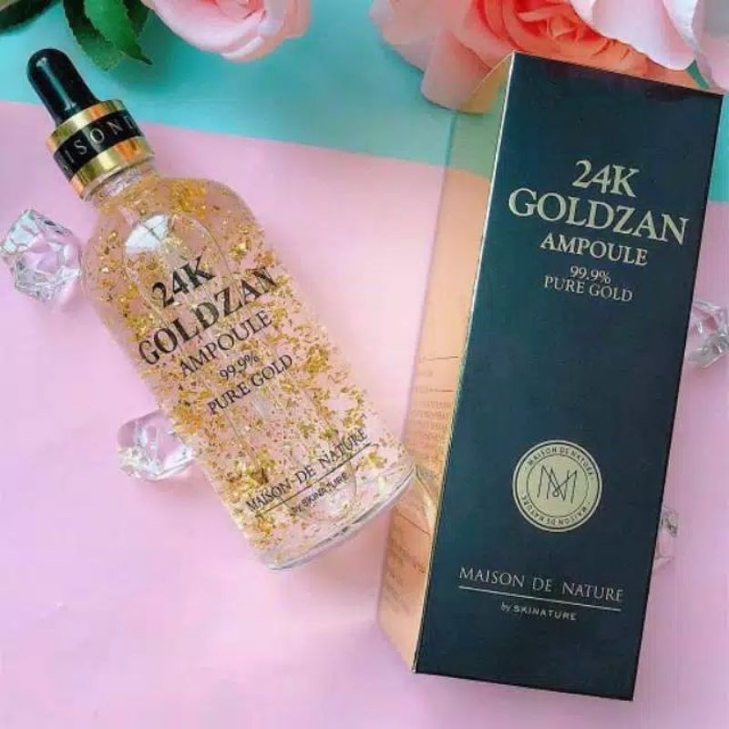 SERUM 24K GOLDZAN AMPOULE 99.9% PURE GOLD