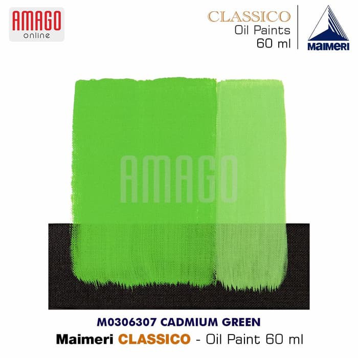 MAIMERI CLASSICO - OIL PAINT - CADMIUM GREEN - 60ML - M0306307