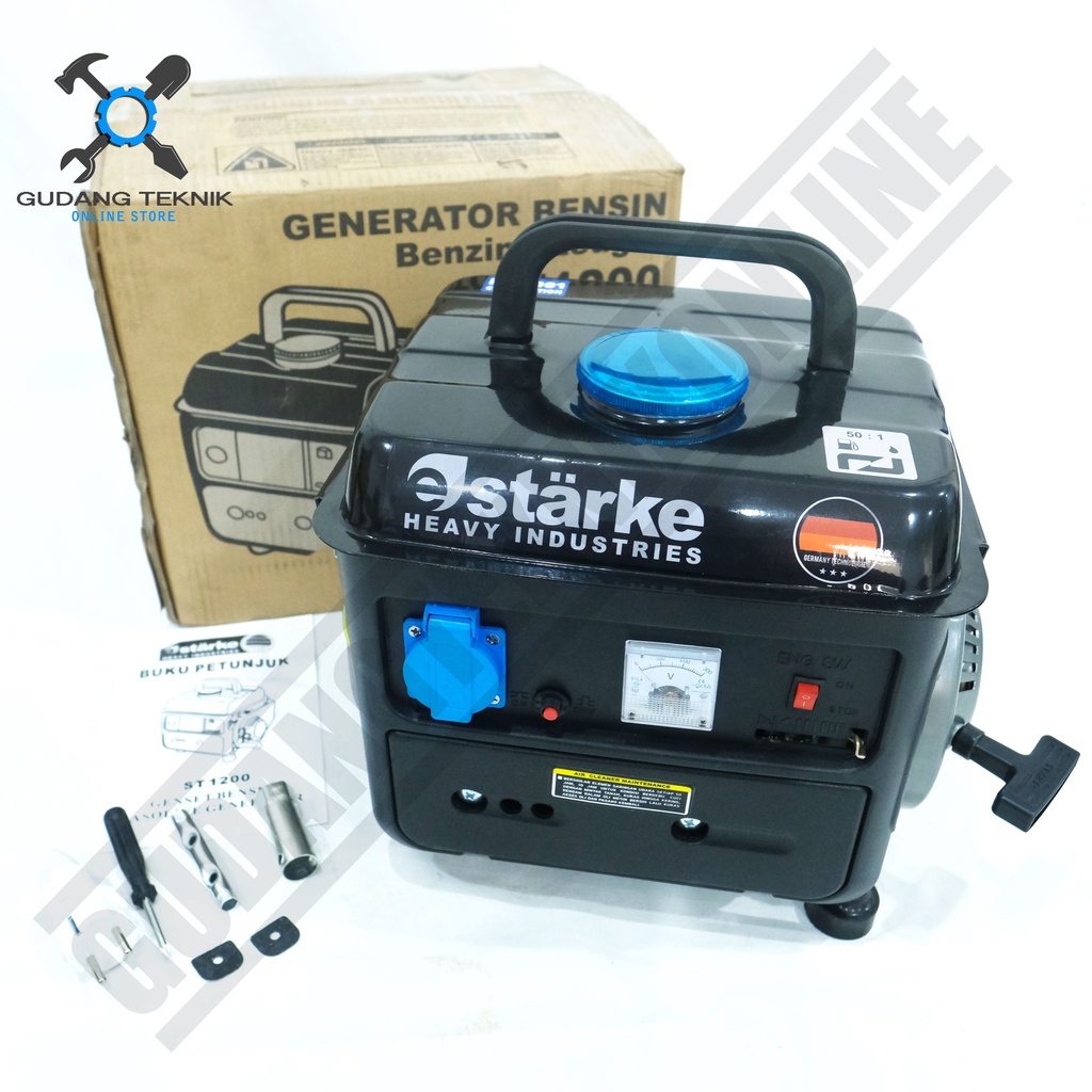 Genset 650Watt STARKE ST1200 BIRLA ECOGEN TG1200  / Generator ST TG 1200 650W ECOGEN - Genset Generator Gasoline Bensin STARKE BIRLA ECOGEN