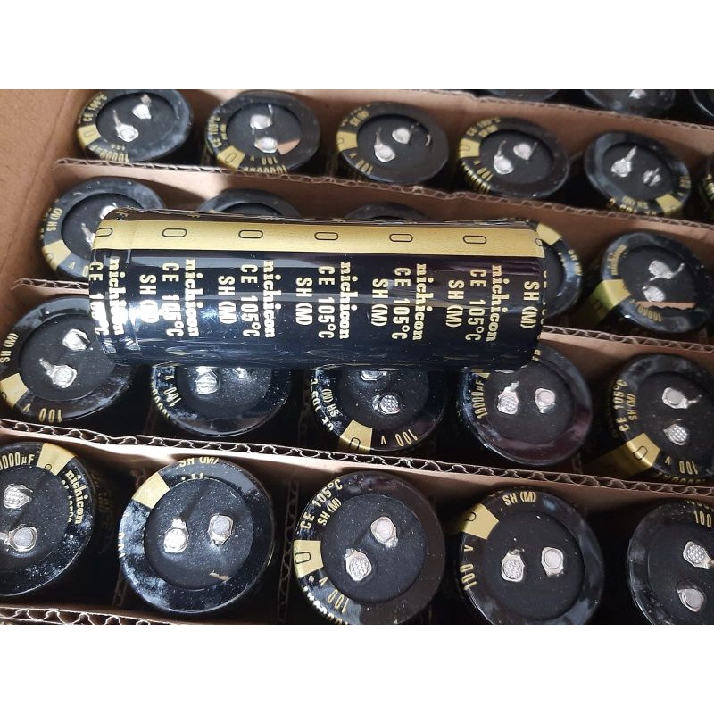 KAPASITOR CAPACITOR ELKO ELCO 10000 UF 100V NICHICON ORI
