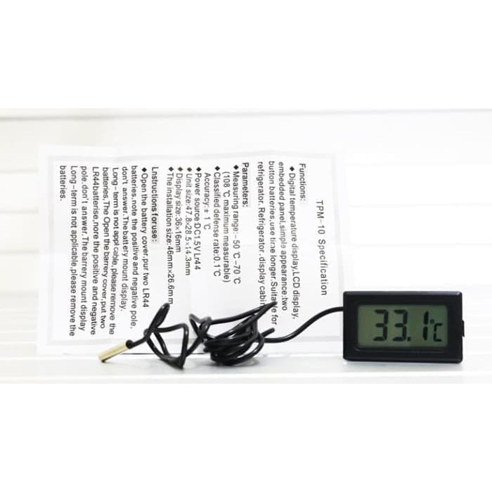 Thermometer termometer digital TPM-10 Waterproof Probe