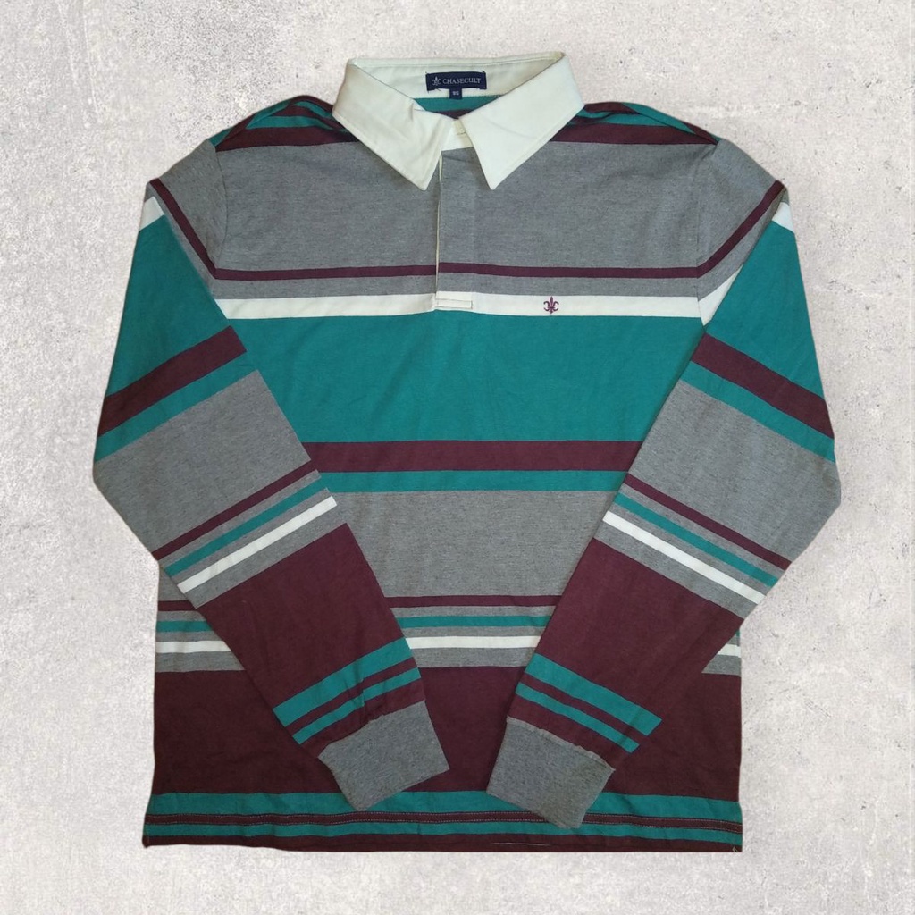 RUGBY SHIRT BY CHASECULT STRIPE SECOND ORIGINAL