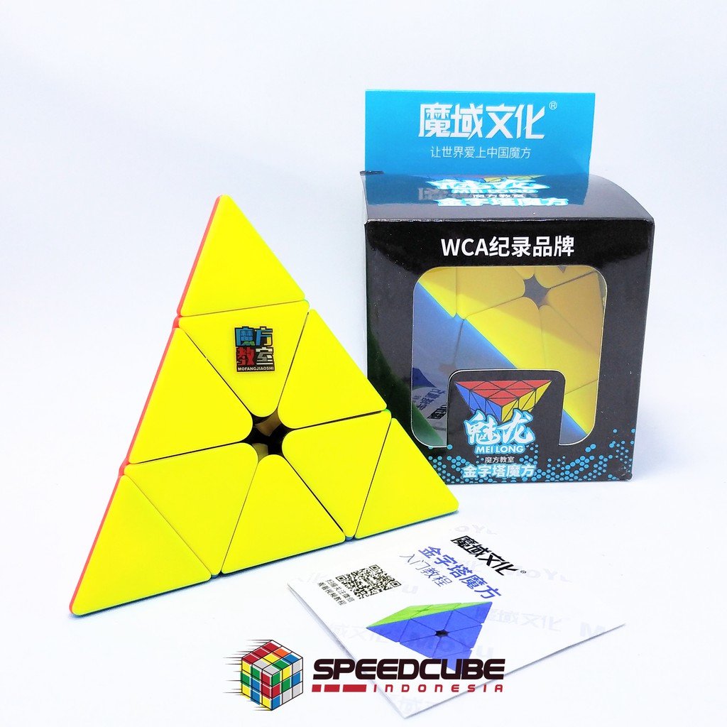 Speedcube - Rubik Pyraminx Moyu Meilong - Rubik Piramid Segitiga 3x3 Original