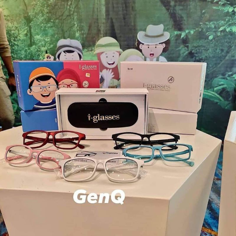 I-Glasses Tourmaline Al-Qolam kacamata antiradiasi dewasa & anak