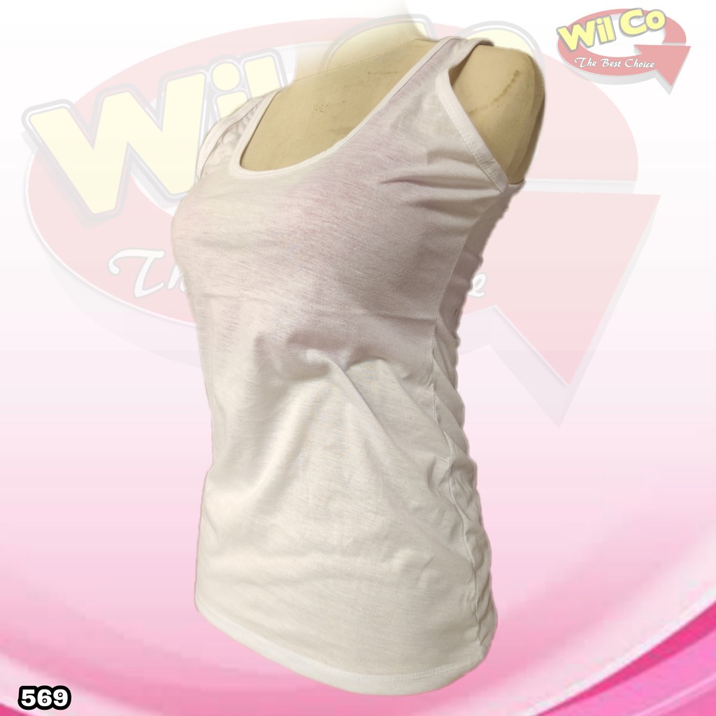 K569 - TANKTOP/KAMISOL ATASAN PAKAIAN DALAM WANITA WIDYA TALI LEBAR ALL SIZE