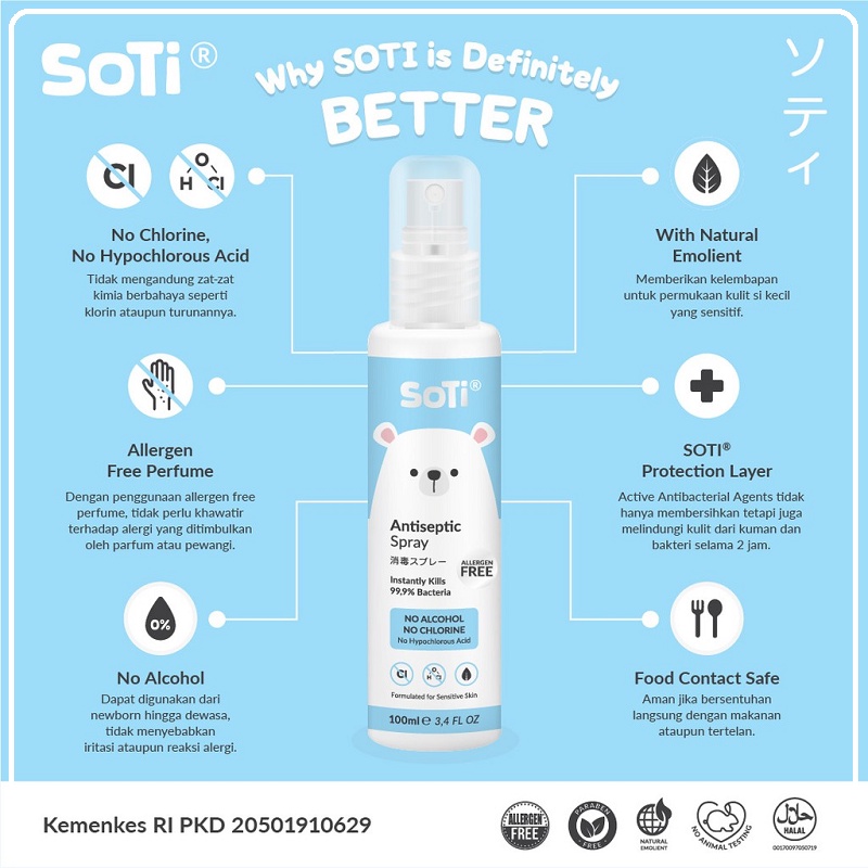 SOTI Antiseptic Spray