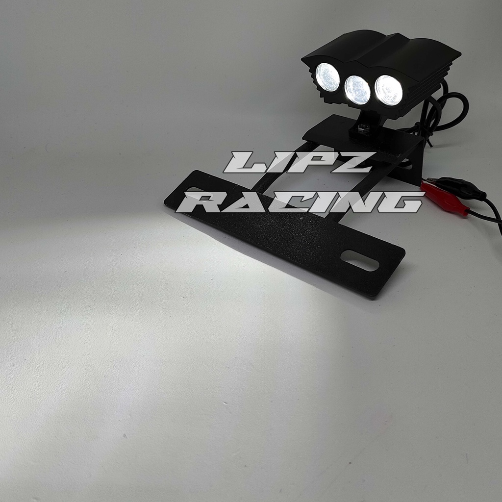 PAKET LAMPU RX-KING VARIASI MODEL OWL MINI + BREKET NOPOL / LAMPU RX-KING SRIES